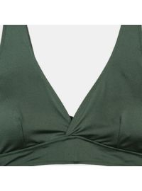 Μαγιό Crop Top Rock Club - Κυπαρισσί Bikini κρουαζέ - Plus Size