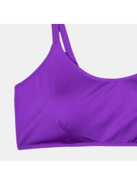 Μαγιό Crop Top Rock Club - Μωβ Bikini - Plus Size