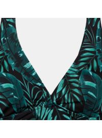 Μαγιό Crop Top Rock Club - Palm Bikini κρουαζέ - Plus Size