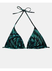 Μαγιό Plus Size τρίγωνο Rock Club - Palm print - Τοπ Bikini
