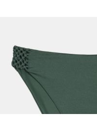 Μαγιό slip Plus Size Rock Club - Κλασικό Κυπαρισσί - Μπικίνι macrame