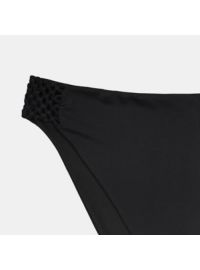 Μαγιό slip Plus Size Rock Club - Κλασικό Μαύρο - Μπικίνι macrame