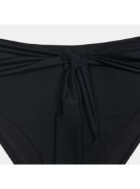 Μαγιό slip Plus Size Rock Club - Μαύρο Μπικίνι - Κανονικό με φιόγκο