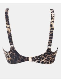 Μαγιό top Rock Club - Animal print - Bikini για μεγάλο στήθος - Cup D E