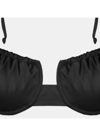 Μαγιό top Rock Club - Μαύρο Bikini - Χωρίς Ενίσχυση - Cup B C