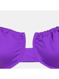 Μαγιό top Rock Club - Μωβ Bikini - Χωρίς Ενίσχυση - Cup B C