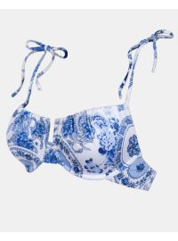 Μαγιό top Rock Club - Porcelain print - Bikini Χωρίς Ενίσχυση - Cup B C