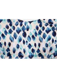 Μαγιό Crop Top Rock Club - Dreams print Bikini - Plus Size