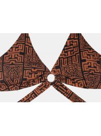 Μαγιό τρίγωνο Rock Club - TOTEM με κρίκο - Τοπ Bikini Plus Size