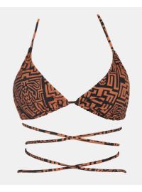 Μαγιό τρίγωνο Rock Club - Totem print - Τοπ Bikini