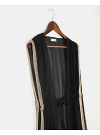 Γυναικείο Beachwear Rock Club - Τουνίκ διάφανη - Μαύρο