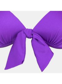 Μαγιό τρίγωνο Rock Club - Μωβ Bikini top Push Up - Cup B