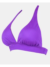 Μαγιό τρίγωνο Rock Club - Μωβ τοπ Bikini - Μεγάλο στήθος - Cup C/D