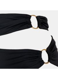 Ψηλόμεσο μαγιό slip Rock Club - Μαύρο - Σλιπ  με κρίκους