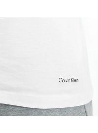 Ανδρικά φανελάκια Calvin Klein - Λευκά -  Ελαστικά - T-shirt 3 pack - Cotton