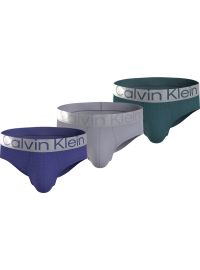 Ανδρικό Slip Calvin Klein - Brief - Μεταλλικό λάστιχο - 3 pack