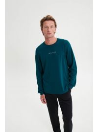 Ανδρική φόρμα σπιτιού Vamp - Περόλ -  Homewear Set - Cotton