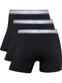 Ανδρικό boxer CR7- Βαμβακερό - Μαύρο - Gradient λάστιχο - 3 Pack