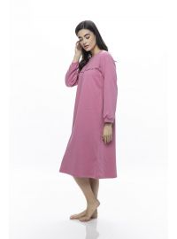 Γυναικείο νυχτικό Galaxy - Ροζ Midi - Plus SizeΓυναικείο νυχτικό Galaxy - Ροζ Midi - Plus Size