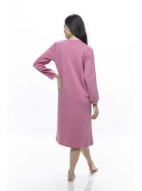 Γυναικείο νυχτικό Galaxy - Ροζ Midi - Plus Size