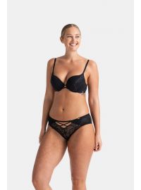 Σουτιέν Dorina ESME - Μαύρο Push Up - Δαντέλα - Cup B