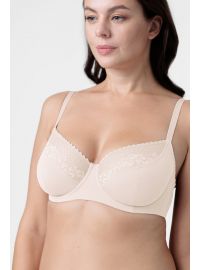 Σουτιέν Dorina KELSEA - Μαύρο + Ιβουάρ - Μεγάλα μεγέθη - 1+1 ΔΩΡΟ - Χωρίς Ενίσχυση - Με Μπανέλα - Cup E F