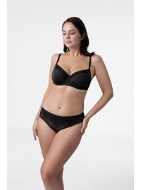 Σουτιέν Dorina KELSEA - Μαύρο + Ιβουάρ - Μεγάλα μεγέθη - 1+1 ΔΩΡΟ - Χωρίς Ενίσχυση - Με Μπανέλα - Cup E F
