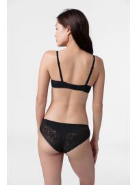 Σουτιέν Push Up Dorina KELSEA - Μαύρο δαντέλα & Ιβουάρ - 1+1 ΔΩΡΟ - Cup B