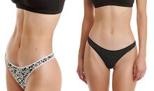 Γυναικείο String slip Walk - Multicolor Brief - Ίνες bamboo - 2 pack