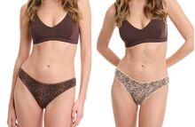 Γυναικείο slip Walk - Multicolor Brief - Ίνες bamboo - Regular Fit - 2 pack