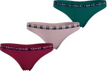 Γυναικείο String Tommy Hilfiger - Βαμβακερό - Multi Color - 3 pack