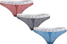 Γυναικείο String Tommy Hilfiger - Multi Color με δαντέλα - 3 pack
