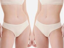 Γυναικείο boxer slip Walk - Μπεζ Brief από ίνες bamboo - 2 pack