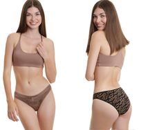 Γυναικείο slip Walk - Multicolor Brief - Bamboo - 2 pack