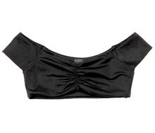 Μαγιό Crop Top Rock Club - Bikini χωρίς ενίσχυση - Μαύρο
