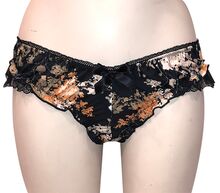 String slip Lida - Hipster μαύρο - ΕμπριμέString slip Lida - Hipster μαύρο - Εμπριμέ