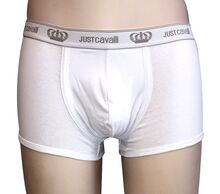 Ανδρικό boxer Just Cavalli - Λευκό - Fashion λάστιχο - Κορώνα