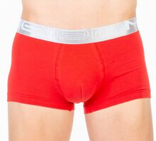 Ανδρικό boxer MEI - Κόκκινο Cotton - Φαρδύ εξωτερικό Γυαλιστερό λάστιχο