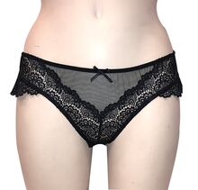 Brazilian slip Lida - Μαύρο Hipster - Δαντέλα