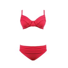 Σετ Γυναικείο μαγιό Bilitis Swimwear - Μαγιό Μπικίνι - Slip - Κοραλί - D cup