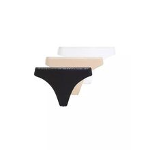 Γυναικείο String Tommy Hilfiger - Βαμβακερό - Multi Color - 3 pack