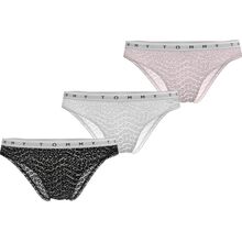 Γυναικείο slip Tommy Hilfiger - Βαμβακερό Multi Color - Animal - 3 pack