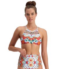 Γυναικείο μαγιό τοπ Piha - Φλοράλ - Mix and Match Crop Top