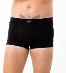 Ανδρικό boxer MEI - Μαύρο Cotton - Εσωτερικό Λάστιχο