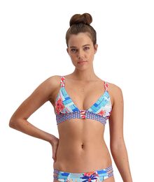 Γυναικείο μαγιό τοπ Piha - Floral - Σταθερό τρίγωνο - Mix & Match
