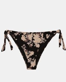 Μαγιό slip Plus Size Rock Club - Peony Print - Μπικίνι δετό