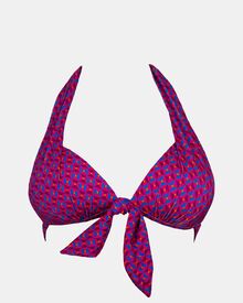 Γυναικείο Μαγιό Push Up τρίγωνο Rock Club - Windy print - Bikini Cup B - Regular Fit - Lycra