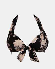 Μαγιό Push Up τρίγωνο Rock Club - Peony print - Bikini Cup B