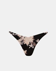 Μαγιό slip Rock Club - Ψηλό κόψιμο - Peony Print - V σλιπ