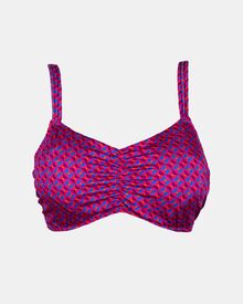 Μαγιό σουτιέν Rock Club - Μεγάλο στήθος - Windy print Bikini - Cup E